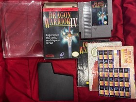 Dragon Warrior IV 4 (Nintendo Entertainment System NES) Complete CIB Manual Map