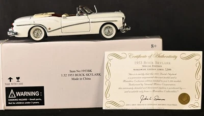 1953 Buick Skylark White 1:32 Diecast Signature Limited Edition in box - Image 1 of 4