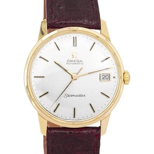 34 mm - Omega Seamaster Automatic Date (1967) Gold 585/14K Kal. 565 Ref. 166.001 - Picture 1 of 11