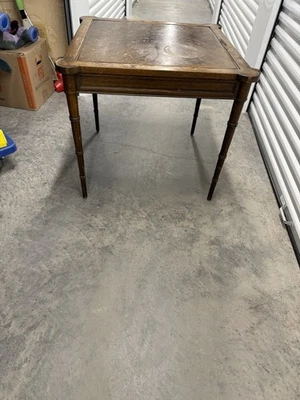 Mesa de juego Drexel Et Cetera 1967 abatible imitación bambú Foto 1 de 4