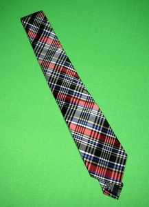 BEN SHERMAN Mens Multi Coloured Check Silk Tie - Like New Condition! Never Worn - Picture 1 of 4