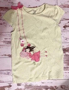 Gymboree Fee/besticktes weißes Shirt Größe 8 - Bild 1 von 3