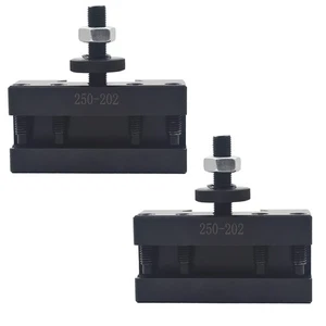 2 Pcs BXA #2 250-202 Quick Change Turning Facing & Boring Tool Post Holder Lathe - Picture 1 of 15