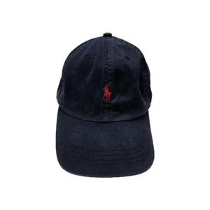 Polo Ralph Lauren Men’s Blue Cotton Dad Baseball Hat Logo Streetwear Preppy - Picture 1 of 8
