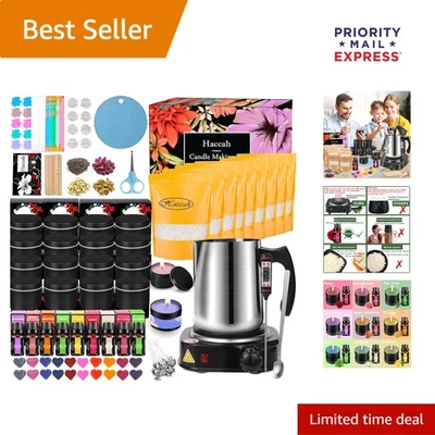 Scented Candle Making Kit with Wax Melter - Ideal Gift for Holidays & Occasions - Изображение 1 из 4