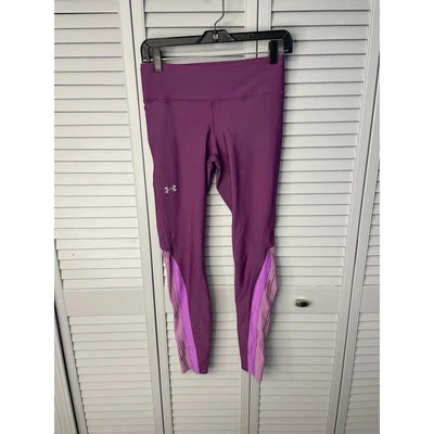 Under Armour compression heatgear leggings multi purple women's size medium - Image 1 of 4