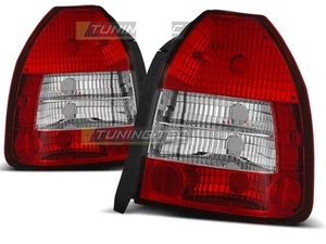 Feux arrières for Honda CIVIC 95-01 3D Rouge Blanc CA LTHO06WP XINO CA - Picture 1 of 5