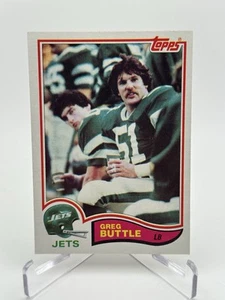 1982 Topps Greg Buttle #164 New York Jets - Imagen 1 de 2