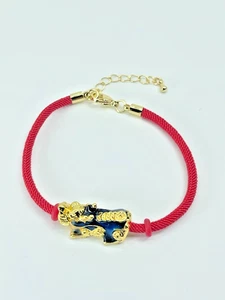 Buena Suerte Feng Shui Pi Xiu Foo Perro con Cuentas Cambiantes de Color Pulseras Ajustables - Imagen 1 de 4