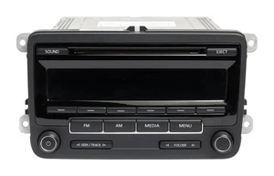 2014-2016 Volkswagen Beetle AM FM Radio Single Disc CD MP3 Player 1K0035164H - Picture 1 of 5