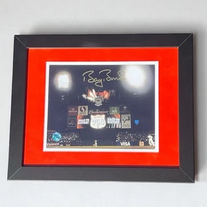 Hand Signed Barry Bonds SF Giants Autographed Photo Framed w/ Player HOLOGRAM - Picture 1 of 7