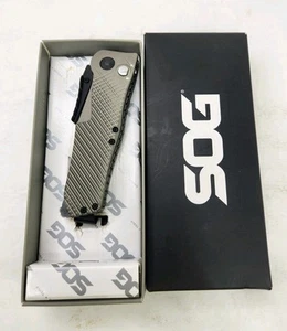 SOG Quake Folding Knife3.5" Two-Tone VG-10 Called Japanese Super Steel.AUTHENTIC - Picture 1 of 6