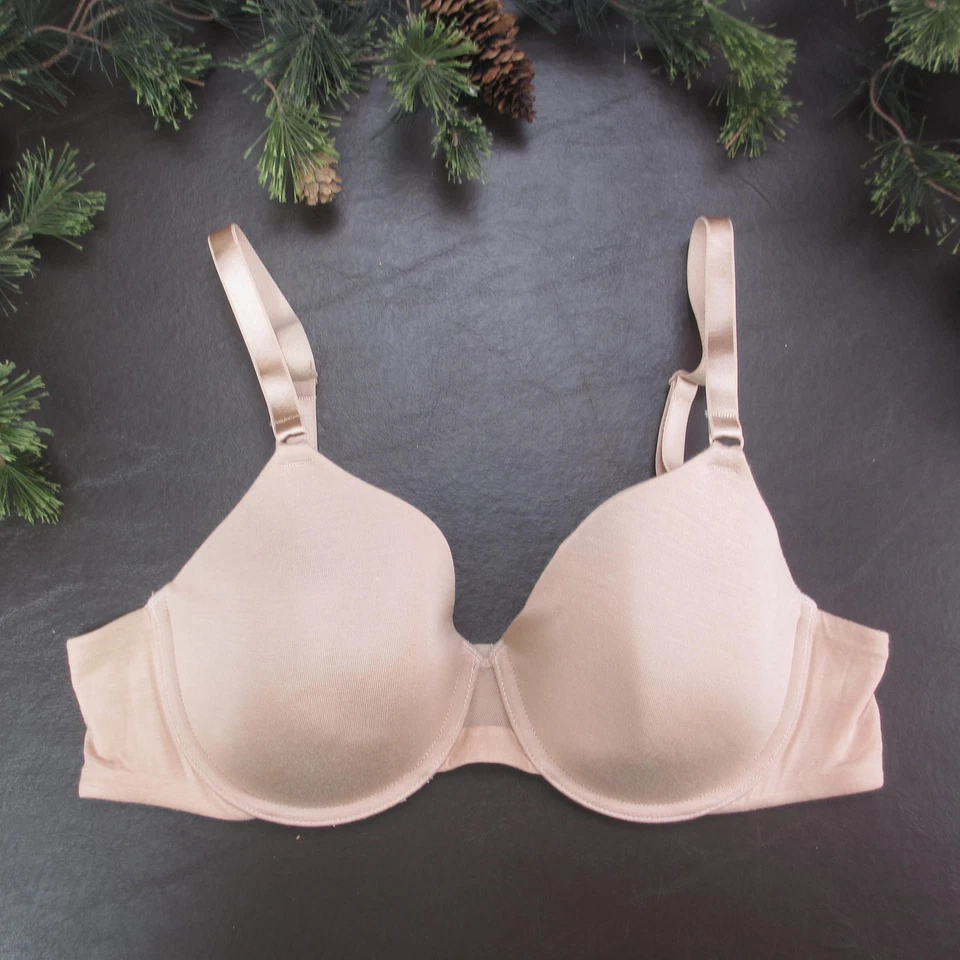 Sujetador Felina para mujer 38B nude acolchado con aros camiseta diaria cómoda sin costuras Foto 1 de 4
