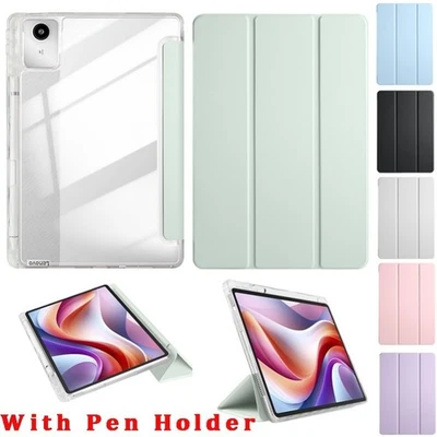 For Lenovo Idea Tab TB336FU/ZU Tab M11 11" PU Leather Case With Pen Holder Cover