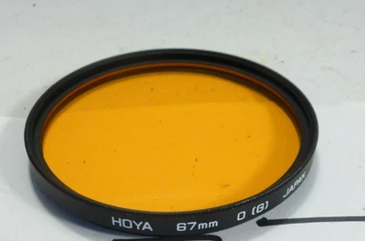 HOYA 67mm Orange O (G)  Filter refss m20   optics crystal clear unmarked - Image 1 of 3