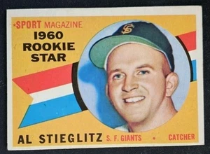 1960 Topps #144 Al Stieglitz San Francisco Giants RC Rookie - EX+ - Picture 1 of 2