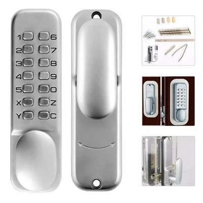 Digital Code Door Lock KeyPad Combination Key Coded Button Security Gate Locks - Image 1 of 4