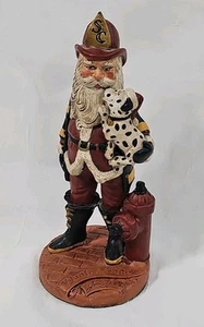 Figurina Vintage Early Jim Shore 1994 Natale Volontario Babbo Natale Pompiere Rara *LEGGI - Foto 1 di 16