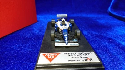 1/43 BBR MAKE UP Williams Renault FW16 Brasile GP 1994 Ayrton Senna Makeup Willi - Image 1 of 4