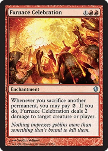 Furnace Celebration - Commander 2013 #109/356 MTG Magic The Gathering - Image 1 of 1