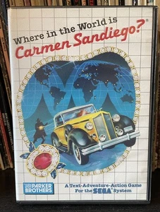 Where In The World Is Carmen Sandiego Sega Master System 1988 komplett in Box - Bild 1 von 5