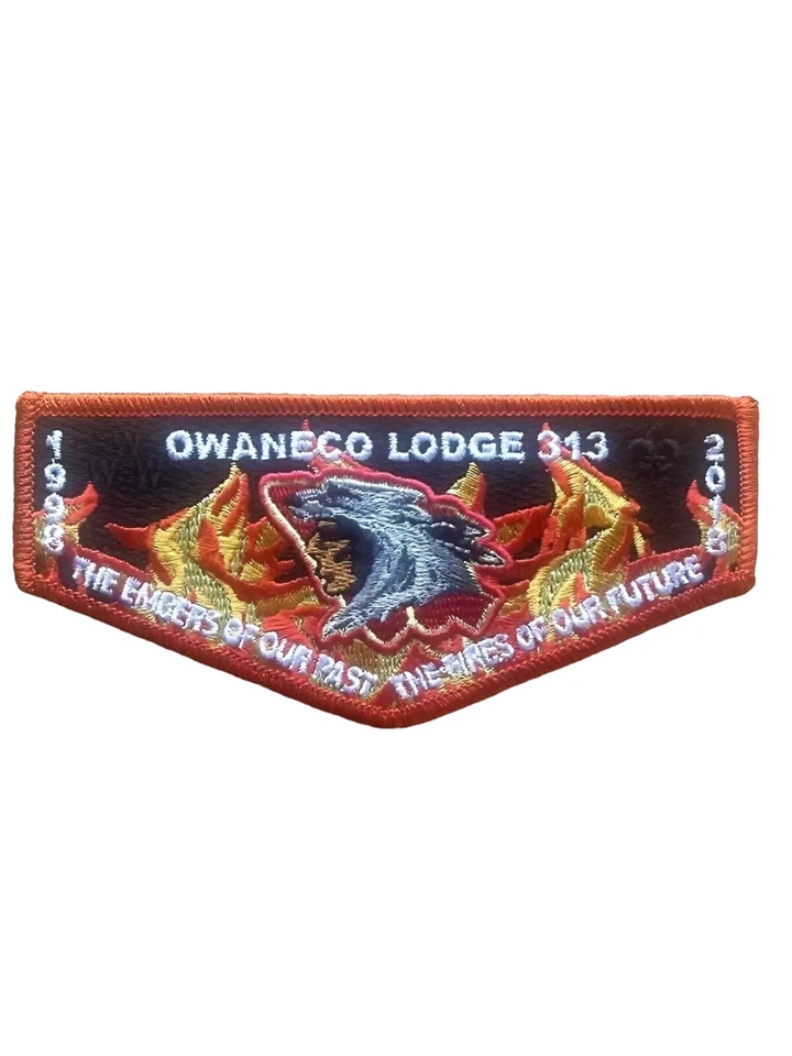 2010 Vintage Owaneco Lodge 313 Order Of The Arrow Lodge Flap BSA - Image 1 of 4