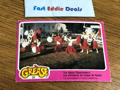 1978 O-PEE-CHEE GREASE THE MOVIE FRENCH CARD 31 OLIVIA NEWTON JOHN CANADA SANDY - Image 1 of 2