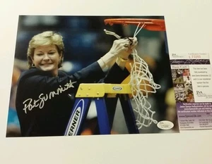 Tennessee vols pat summitt signed 8x10 photo w/coa jsa - Picture 1 of 1