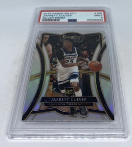 2019 20 Select Jarrett Culver Premier Level Silver Prizm Refractor PSA 9 MINT RC - Picture 1 of 4