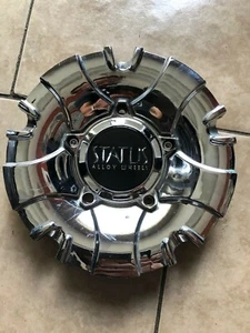 C1039-1S811 STATUS ALLOY Wheels Center Cap Chrome - Picture 1 of 1