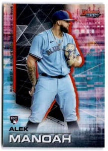 2021 Bowman's Best #28 Alek Manoah RC Toronto Blue Jays Baseball - Picture 1 of 2