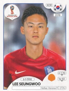 501 LEE SEUNGWOO KOREA REPUBLIC UPDATE STICKER WORLD CUP RUSSIA 2018 PANINI - Imagen 1 de 2