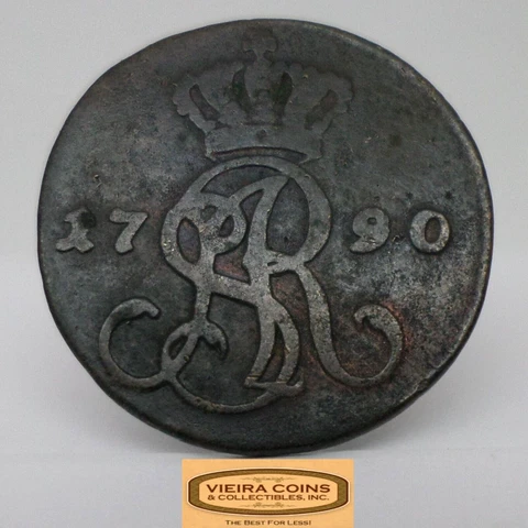1790 Poland / East European Coin - #C28915NQ Cover