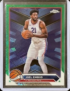 Joel Embiid - 2023-24 Topps Chrome - Green Refractor #100 - Bild 1 von 1
