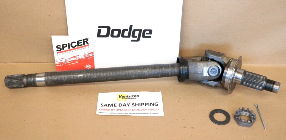 Dodge Ram 1500 1994-2001 4x4 Dana 44 conductor delantero eje lateral izquierdo Foto 1 de 4