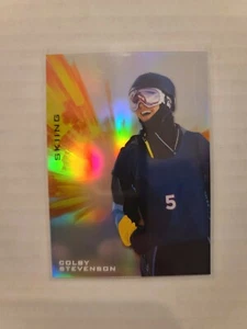 2021 UD Goodwin Champions Goudey Colby Stevenson #G26 Platinum Rainbow Refractor - Picture 1 of 1