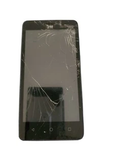 Used CRICKET ZTE Z959 Grand X3 Smart Cell Phone Cracked Screen (QUC008419) - Picture 1 of 4