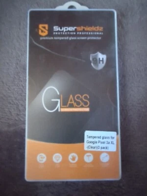 [3-Pack] Supershieldz Tempered Glass Screen Protector for Google Pixel 3a XL - Image 1 of 3