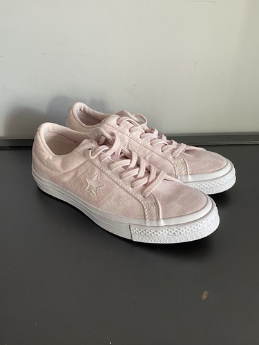 Scarpe skater Converse Chuck Taylor All Star Pumps UK 5 da donna in camoscio rosa chiaro