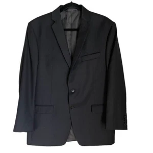 Giacca tuta Calvin Klein blazer uomo 42R slim fit due bottoni lana nera - Foto 1 di 12
