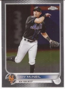 2022 TOPPS CHROME BASE SET -  # 2 - JEFF McNEIL - NEW YORK METS - Picture 1 of 1