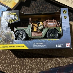 Soldier Force Mission Patrol Playset 1 Set New - Picture 1 of 3