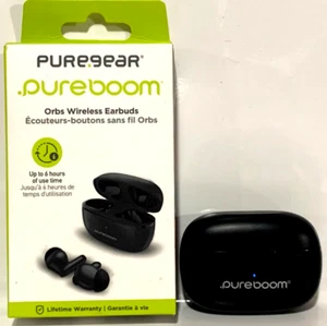 Auriculares inalámbricos Bluetooth Puregear Pureboom Orbs NEGROS 1ª generación - Imagen 1 de 2