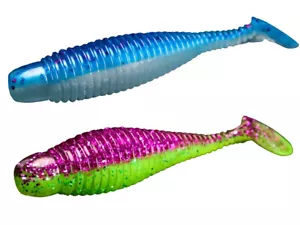 LUNKER CITY Grubster 5cm 10Stück Gummiköder Gummifisch NEU FARBEN - Bild 1 von 20