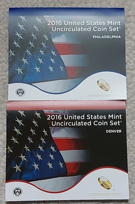 2016 P&D US Mint Uncirculated Set - 26 Coins - Unopened OGP -  16RJ - Image 1 of 4