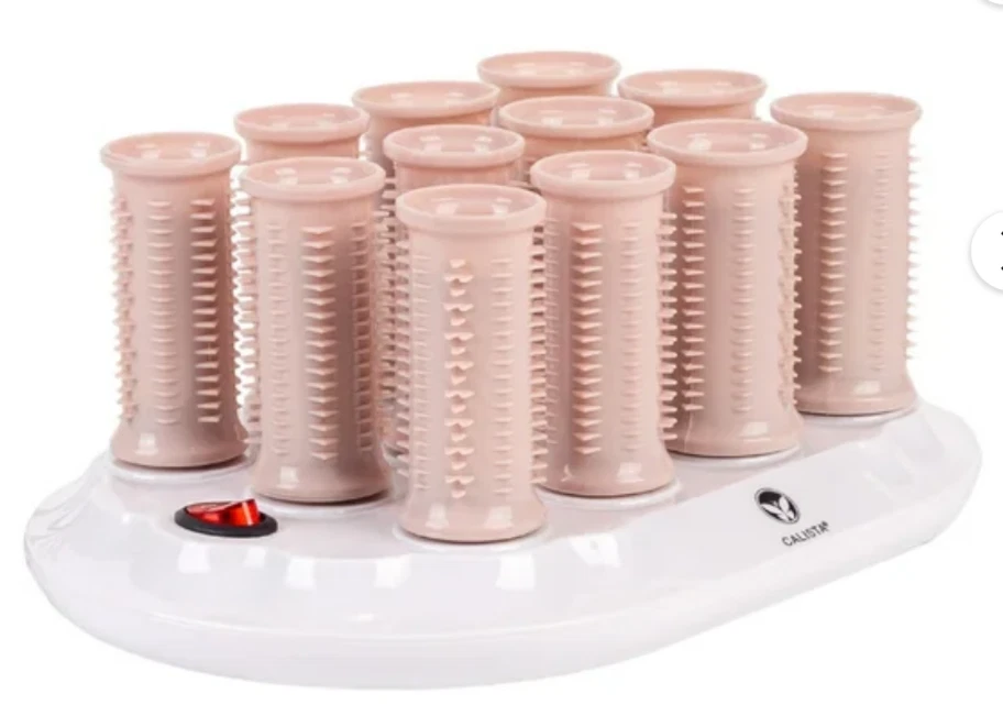Calista Tools Ion Hot Rollers 12 - 1" Corto, 1.25" Clips Medianos Rosa Foto 1 de 4
