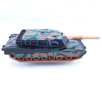 Diecast M1 A1 Abrams Main Battle Tank by Matchbox 1994 Multi Color Camo 1:113 - Image 1 of 4