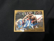 Daniel Cormier Signed 2011 UFC Topps Moments Of Truth Gold Rookie Card PSA/DNA