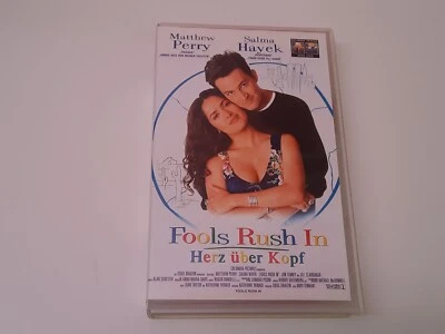 Fools Rush In - Herz über Kopf 1997 VHS German PAL Video Großbox Salma Hayek - Bild 1 von 4