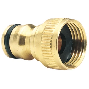 Draper 36197 Brass Garden Hose Tap Connector, 1/2" - Picture 1 of 1